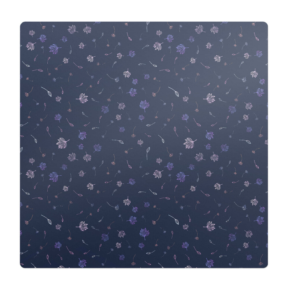 Podložka pod stoličku Kvetinový nočný vzor