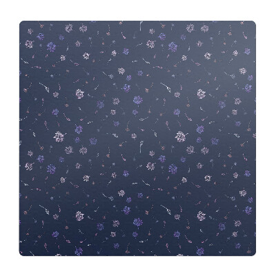 Podložka pod stoličku Kvetinový nočný vzor