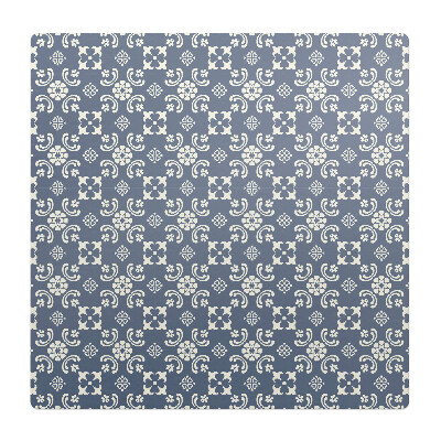 Podložka pod kolieskovú stoličku Kvetinový ornament