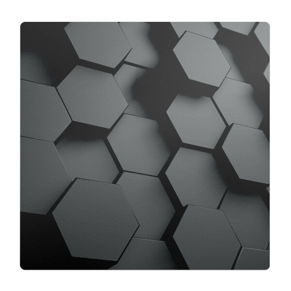 Podložka pod kolieskovú stoličku Geometrické šesťuholníky