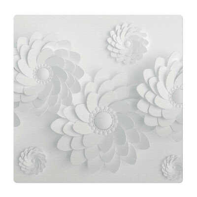 Podložka pod stoličku na kolieskach Kvetinové špirály