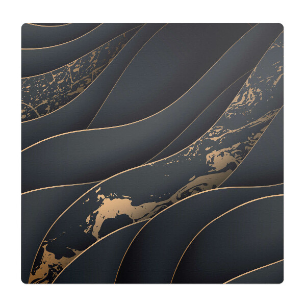 Podložka pod stoličku Vlnité čiary so škvrnami