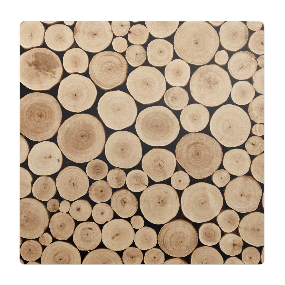 Podložka pod kolieskovú stoličku Drevené kruhy