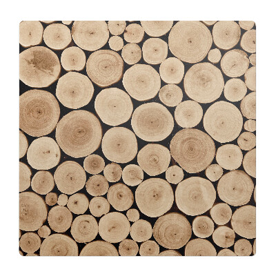 Podložka pod kolieskovú stoličku Drevené kruhy