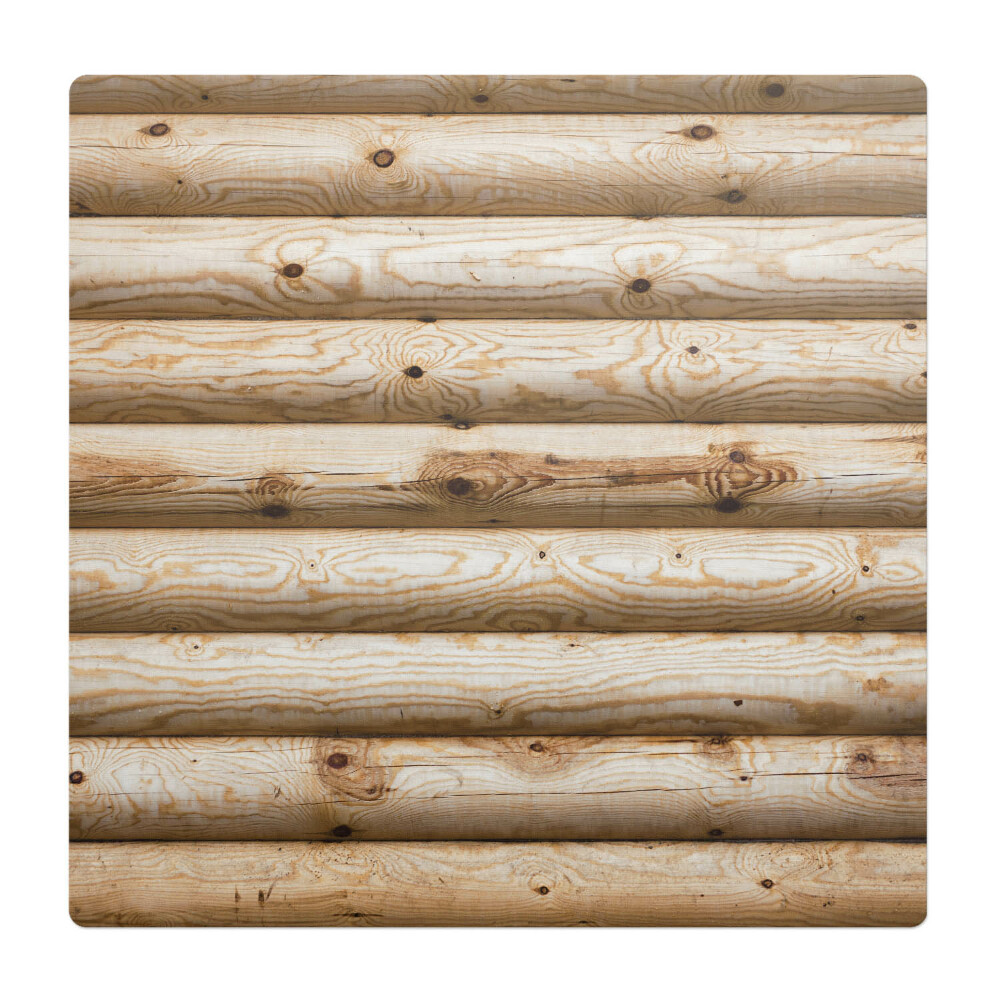 Podložka pod stoličku Drevené polená v rade