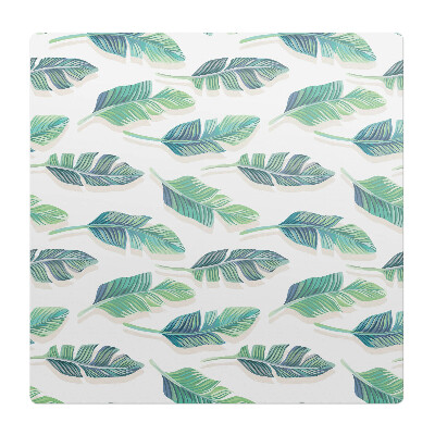 Podložka pod kolieskovú stoličku Tropické listy