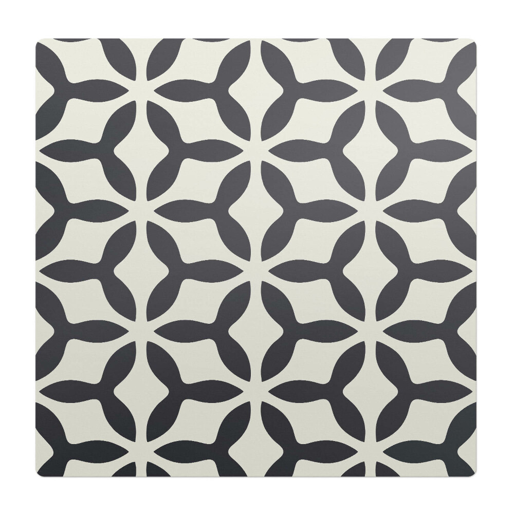 Podložka pod kolieskovú stoličku Geometrický kvetinový vzor