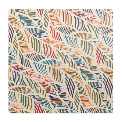 Podložka pod stoličku Farebné retro listy