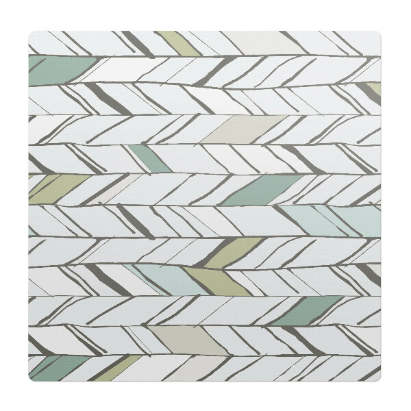 Podložka pod kolieskovú stoličku Listy rybej kosti