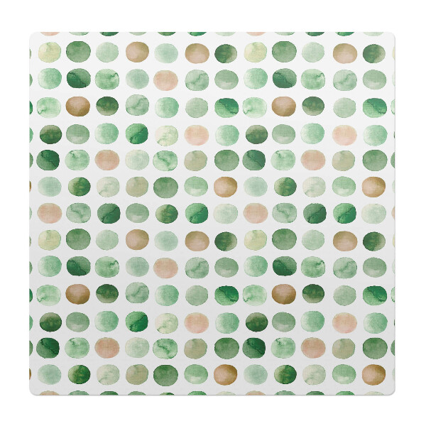 Podložka pod stoličku na kolieskach Akvarelové bodky