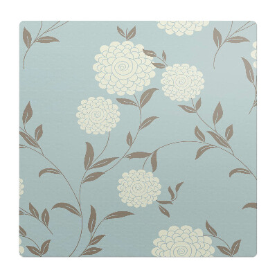 Podložka pod stoličku Retro kvetinový vzor