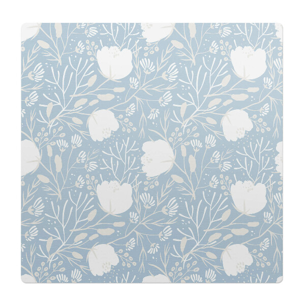 Podložka pod stoličku Retro kvetinový vzor