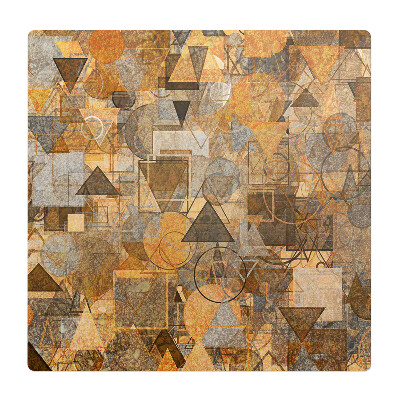 Podložka pod stoličku na kolieskach Geometrické vzory