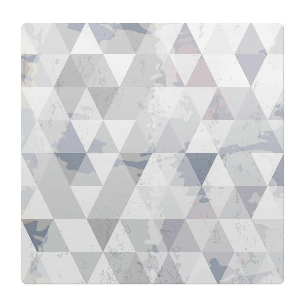 Podložka pod stoličku na kolieskach Geometrická kamufláž