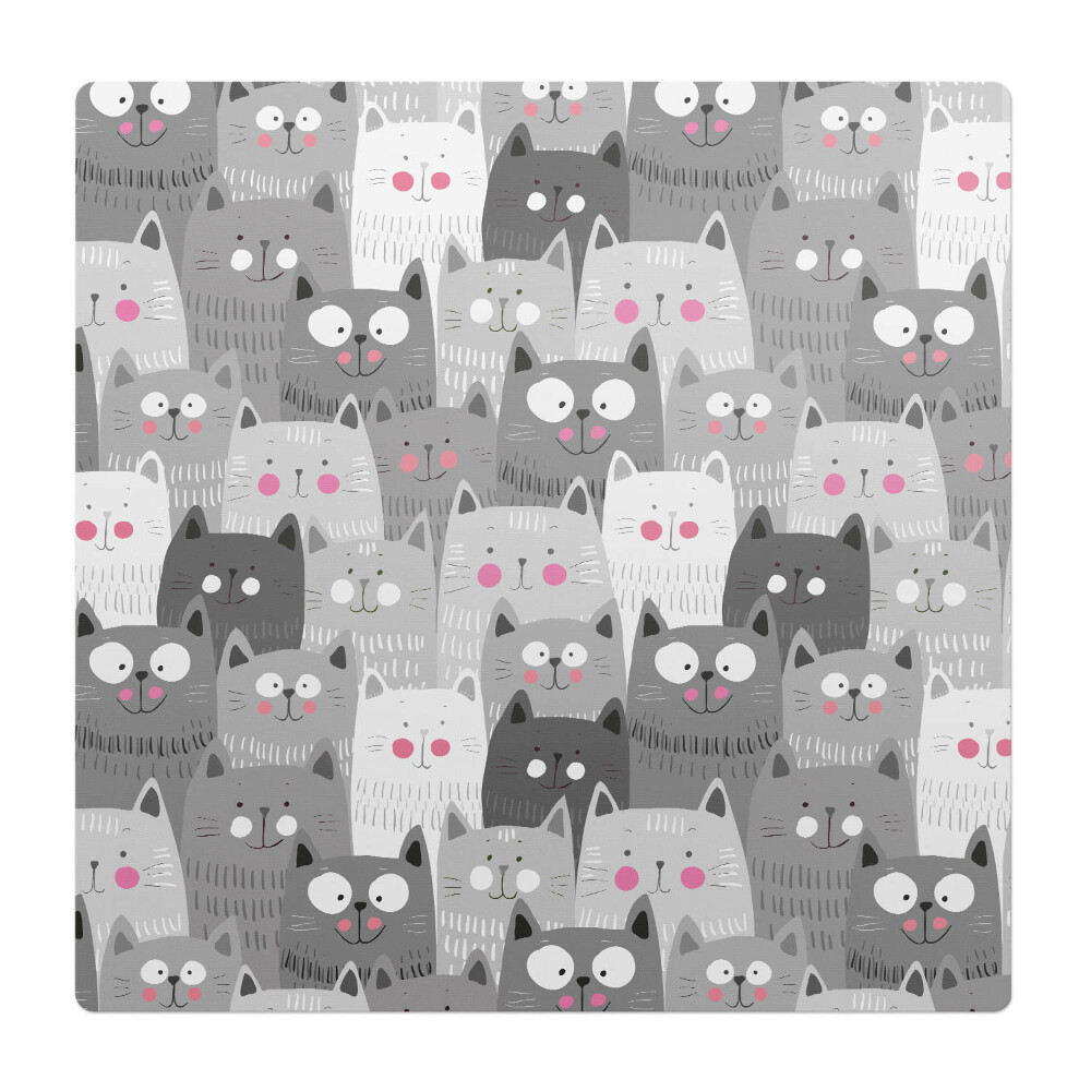 Podložka pod stoličku Vzor roztomilých mačiek