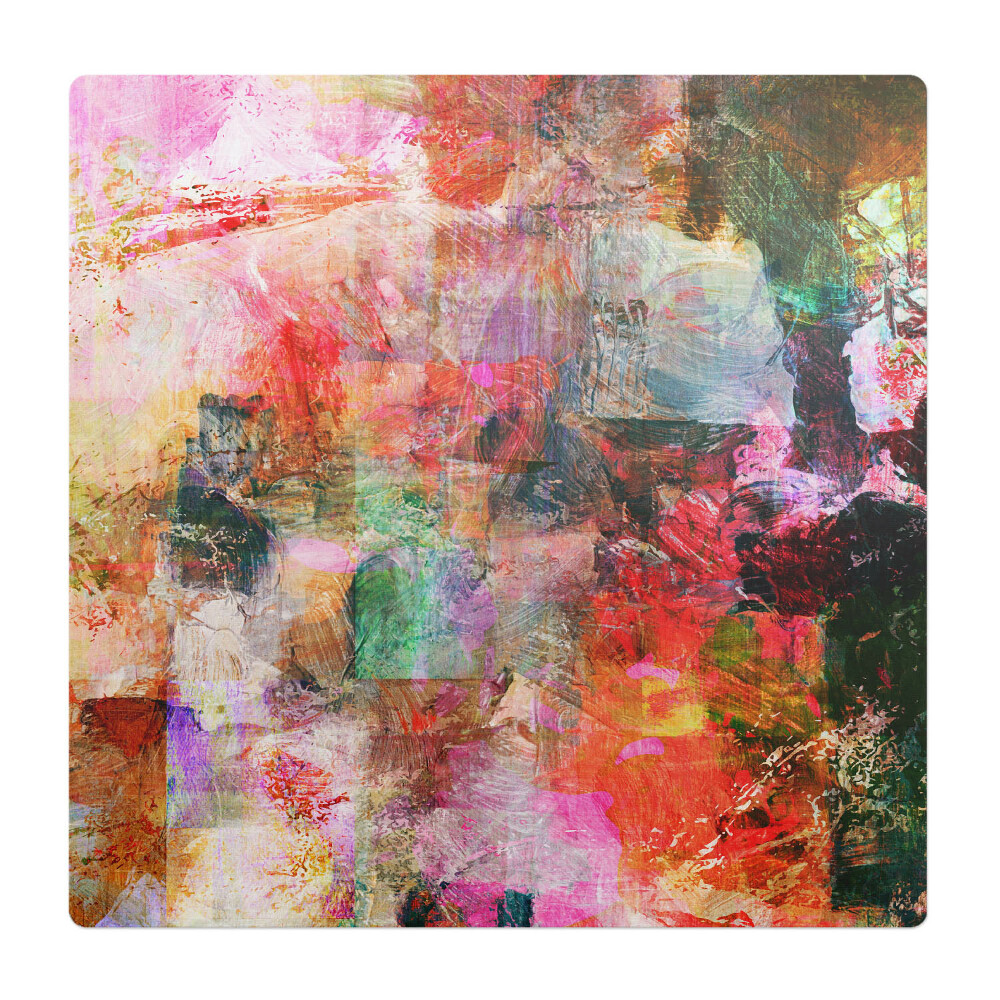 Podložka pod stoličku na kolieskach Abstraktná mozaika