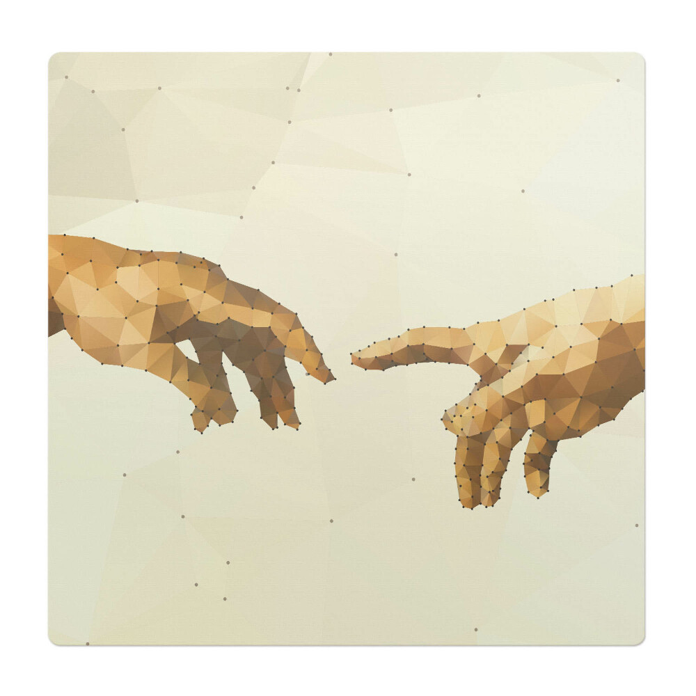 Podložka pod stoličku Geometrické ruky