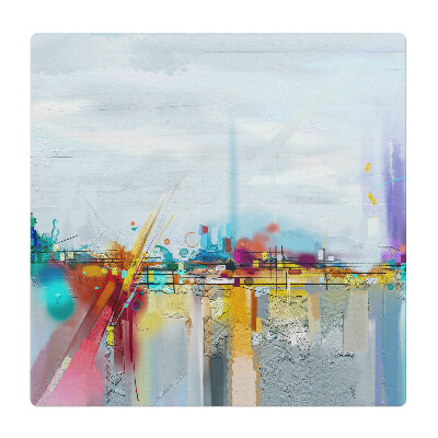 Podložka pod stoličku na kolieskach Abstraktná krajina