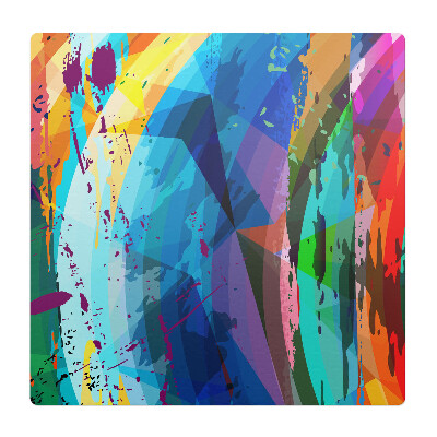 Podložka pod stoličku na kolieskach Abstraktná mozaika