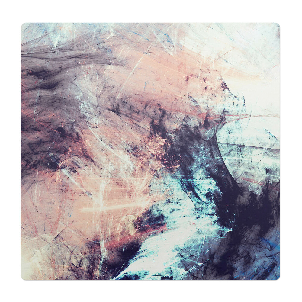 Podložka pod stoličku Abstraktný chaos štetcom