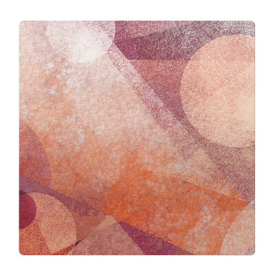 Podložka pod stoličku na kolieskach Abstraktné kruhy