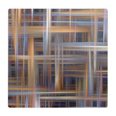 Podložka pod stoličku Geometrické prepletanie čiar