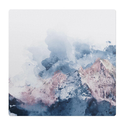 Podložka pod stoličku na kolieskach Akvarelová panoráma