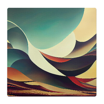 Podložka pod kolieskovú stoličku Abstraktné vlny