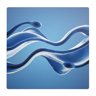 Podložka pod stoličku na kolieskach Abstraktné vlny