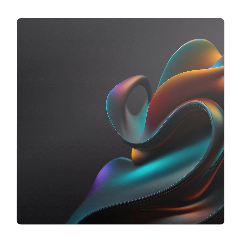 Podložka pod stoličku na kolieskach Mávajúce abstrakcie