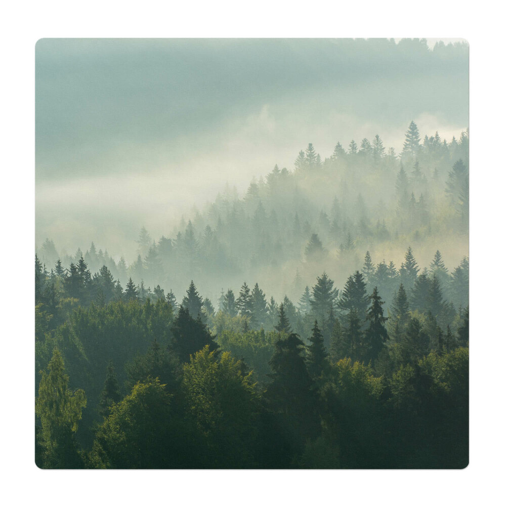 Podložka pod stoličku Hmlistý les za úsvitu