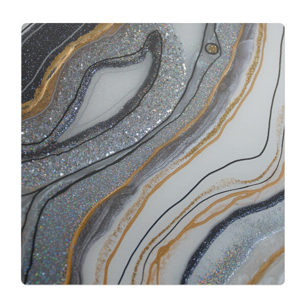 Podložka pod kolieskovú stoličku Trblietavé vlny