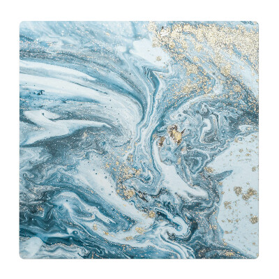 Podložka pod stoličku na kolieskach Mramorové vlny