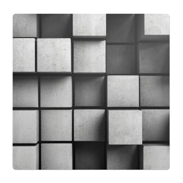 Podložka pod stoličku Geometrické kocky