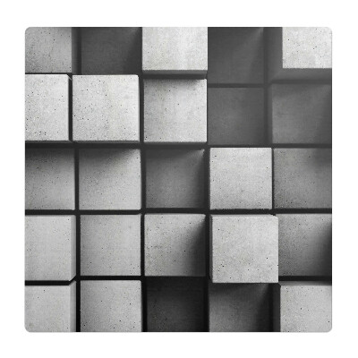 Podložka pod stoličku Geometrické kocky