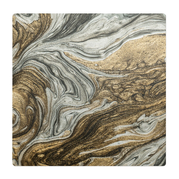 Podložka pod kolieskovú stoličku Mramorové víry