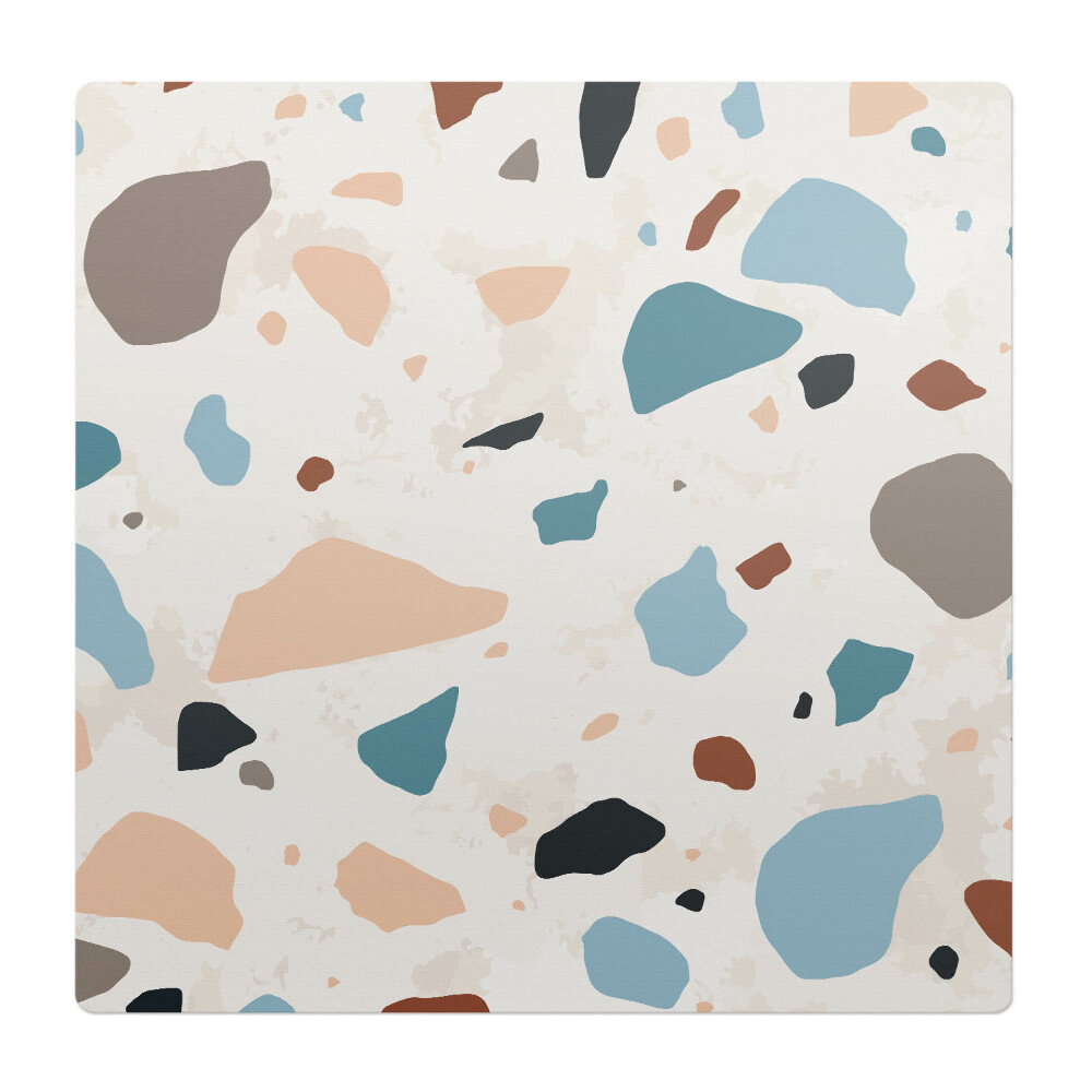 Podložka pod stoličku Terazzo abstraktné