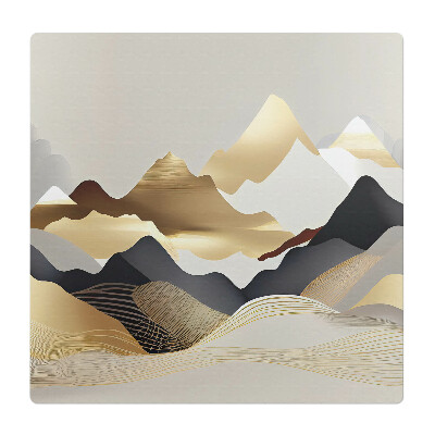 Podložka pod stoličku Horská abstrakcia