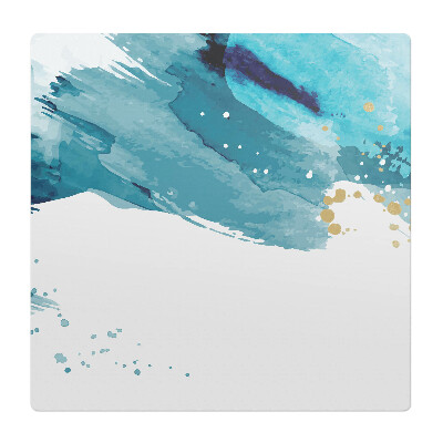 Podložka pod stoličku Akvamarínové ťahy