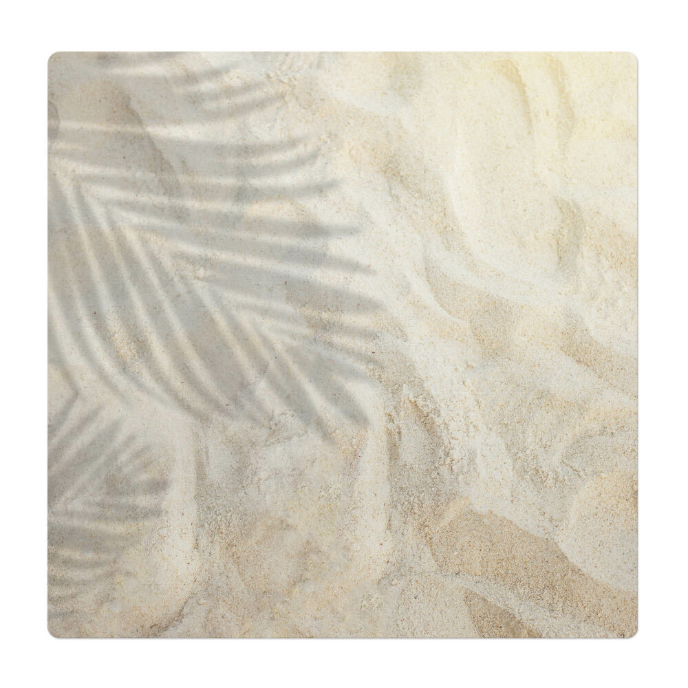 Podložka pod kolieskovú stoličku Tiene listov na piesku