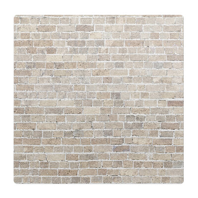 Podložka pod stoličku na kolieskach Retro tehlová stena