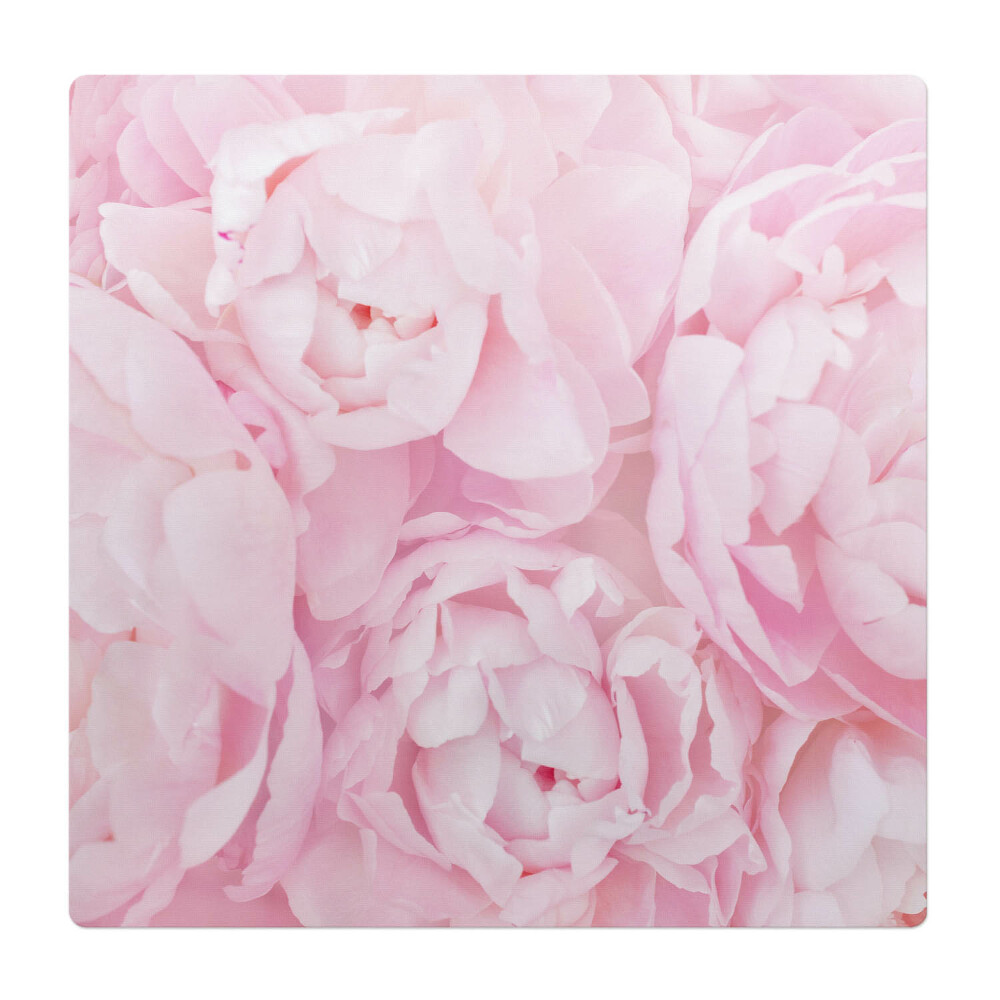 Podložka pod stoličku Pastelové pivonky