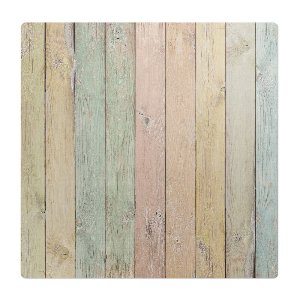 Podložka pod kolieskovú stoličku Pastelové vertikálne dosky