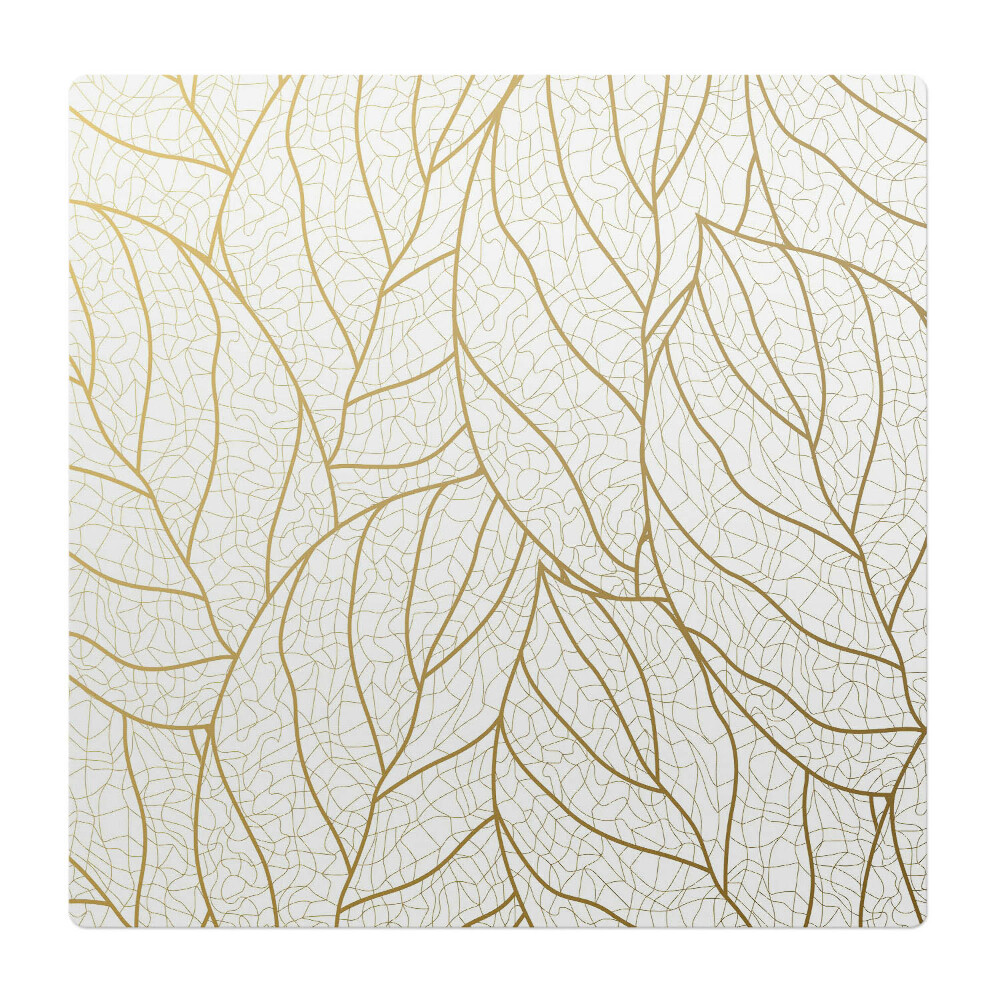 Podložka pod kolieskovú stoličku Listy v jemnom vzore