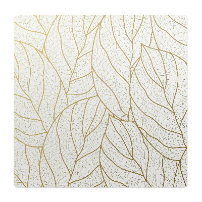 Podložka pod kolieskovú stoličku Listy v jemnom vzore