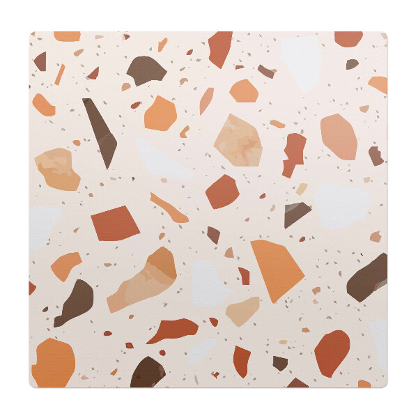 Podložka pod kolieskovú stoličku Terazzo abstraktné