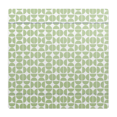 Podložka pod stoličku na kolieskach Geometrický retro vzor