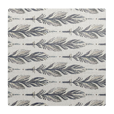 Podložka pod kolieskovú stoličku Perie v horizontálnom usporiadaní