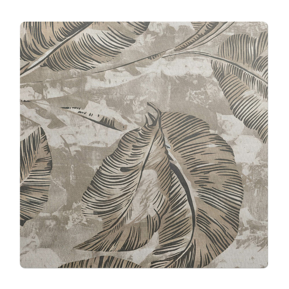 Podložka pod stoličku Listy na plátne