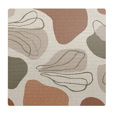 Podložka pod stoličku na kolieskach Abstraktné čiary